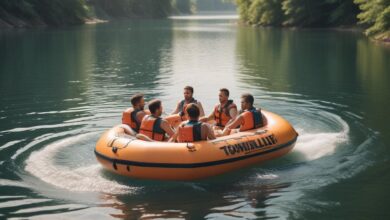 Буксируемая водная ватрушка: устройство, правила и меры безопасности